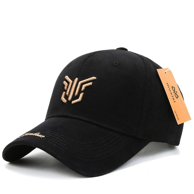 Stylish Unisex Baseball Cap - Embroidered Cotton Snapback for Men & Women - Spring Summer Sun Hat for Hip Hop, Fishing & Outdoor Activities