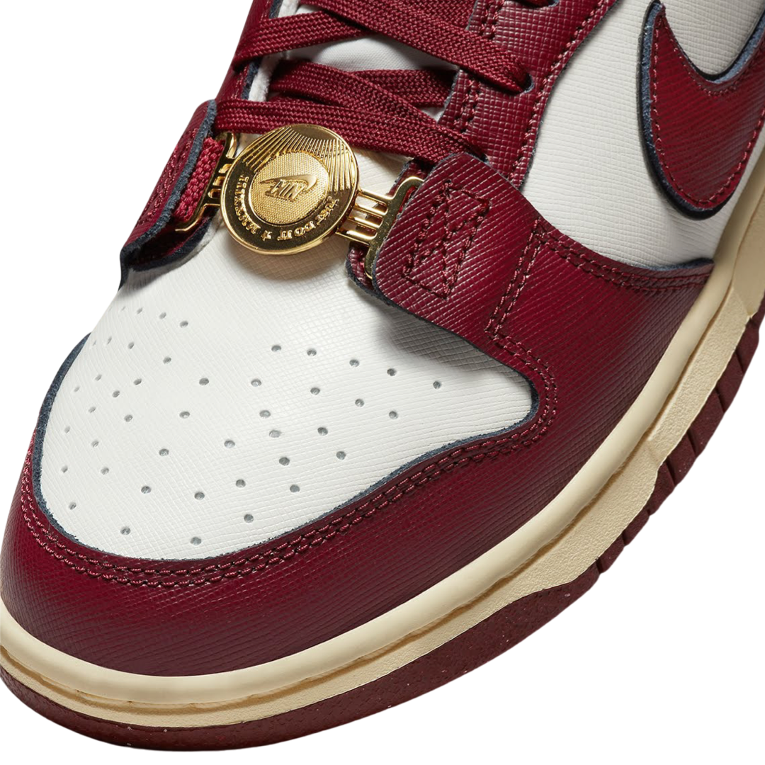 Nike Women's Dunk Low Sneakers - Team Red & Sail White Colorway | Casual Wear, Street Style & Everyday Comfort