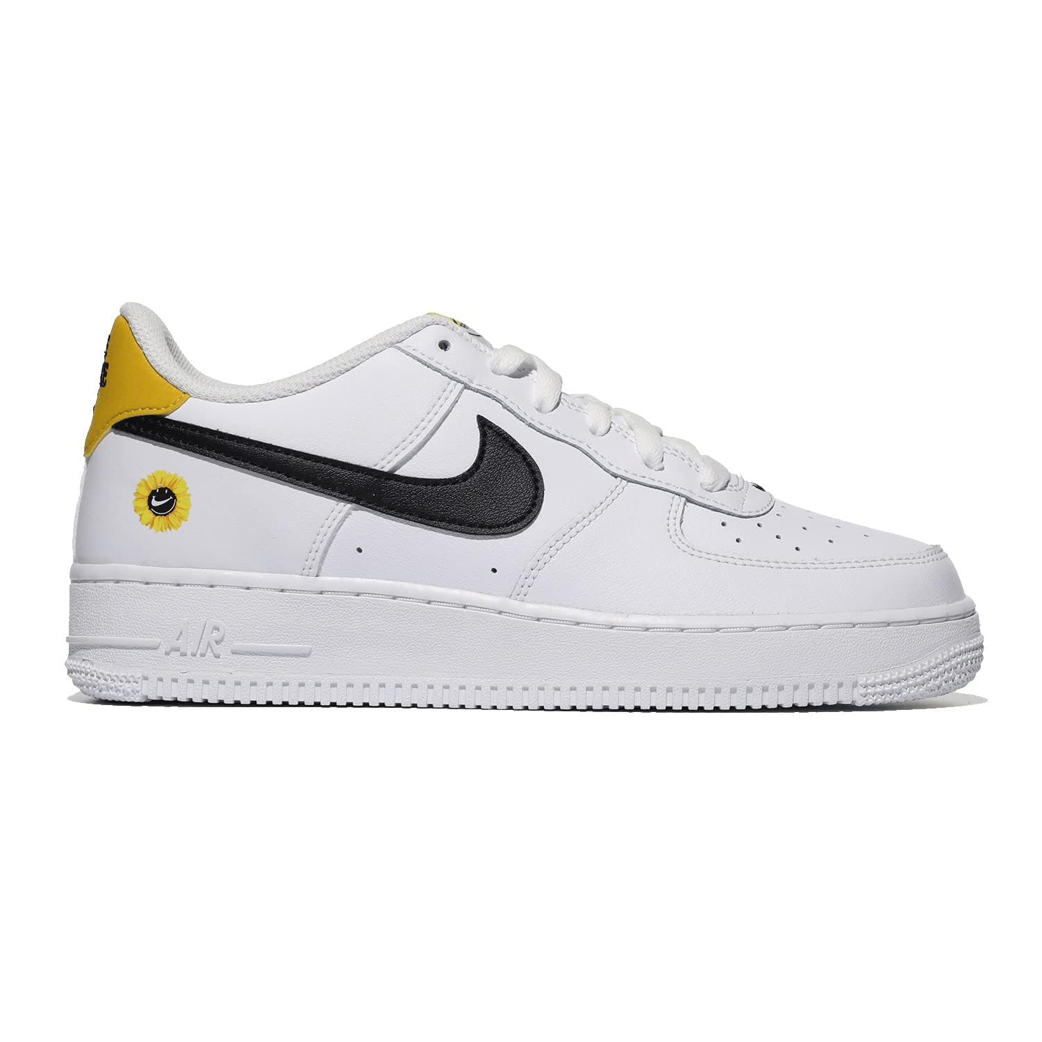 Nike Air Force 1 LV8 Big Kids' Sneakers - Boys' Athletic Shoes for Basketball, Casual Wear & School (White/Black)