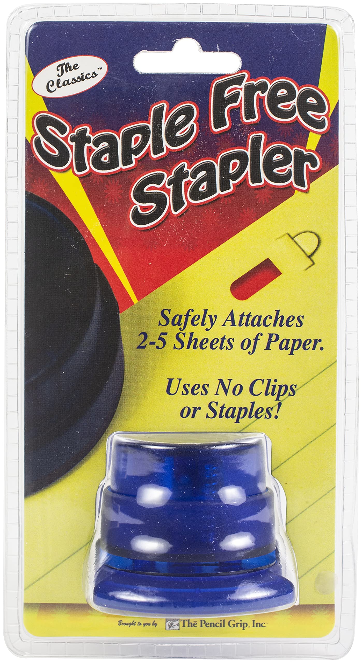 Staple-Free Stapler for Office & School Supplies - TPG133 by The Pencil Grip | Perfect for Paper Clipping, Crafting & Document Organization