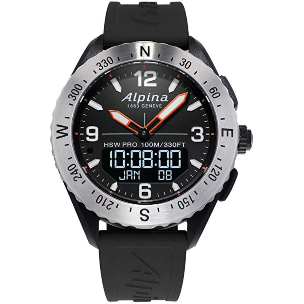 ALPINA AlpinerX Smartwatch for Men - AL 283LBBO5SAQ6 | Waterproof Fitness Tracker with Heart Rate Monitor & GPS | Perfect for Running, Swimming & Outdoor Adventures