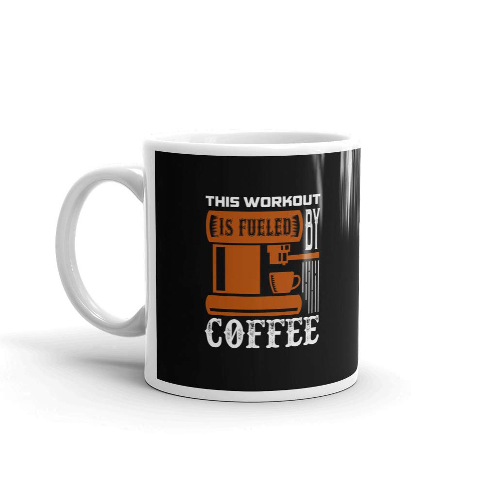 11 oz Ceramic Coffee Mug - Motivational Workout & Office Gift - Perfect for Fitness Enthusiasts & Tea Lovers - Ideal for Gym, Home & Workplace Use