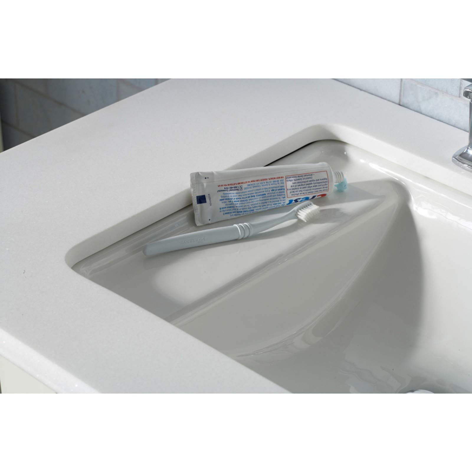 KOHLER Ledges Cast Iron Bathroom Sink - Durable & Stylish Drop-In Lavatory for Modern Homes, Perfect for Master Bathrooms & Powder Rooms