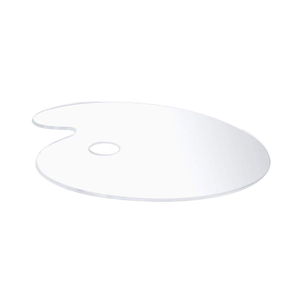 Professional Clear Acrylic Paint Palette - Mixing Tray for Gouache, Oil & Acrylic Paints - Artist-Grade Painting Supplies for Studio & Craft Projects - Perfect for Canvas, Paper & DIY Art Creations