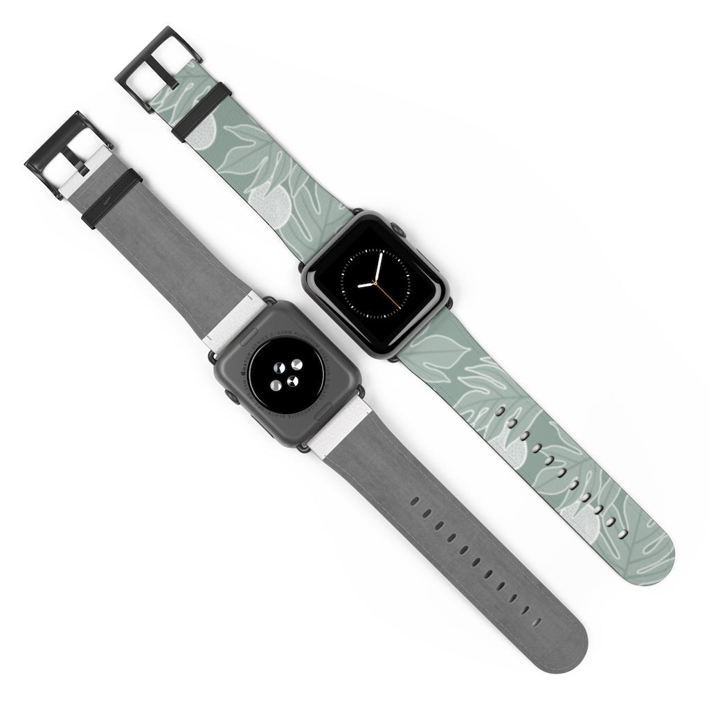 Premium Genuine Leather Ulu Apple Watch Band - Adjustable Strap for Apple Watch Series 9/8/7/6/SE/5/4/3 - Perfect for Workouts, Outdoor Adventures & Everyday Wear