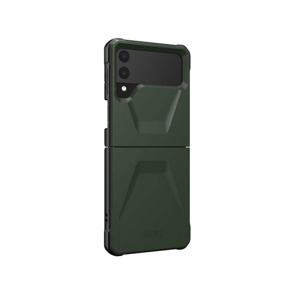 UAG Civilian Series Rugged Protective Case for Samsung Galaxy Z Flip 3 | Shockproof & Drop-Proof | Slim Fit with Raised Bezels - Perfect for Outdoor Adventures, Work & Daily Use