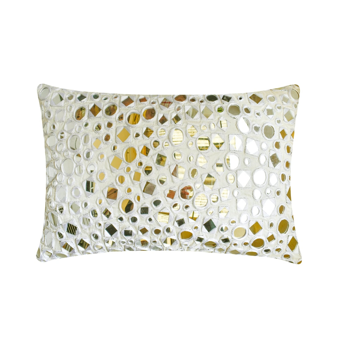 Anayna Grey Silk Lumbar Pillow Cover - Elegant Decorative Cushion for Sofa, Bed & Home Decor - Perfect for Living Room, Bedroom & Office Accent