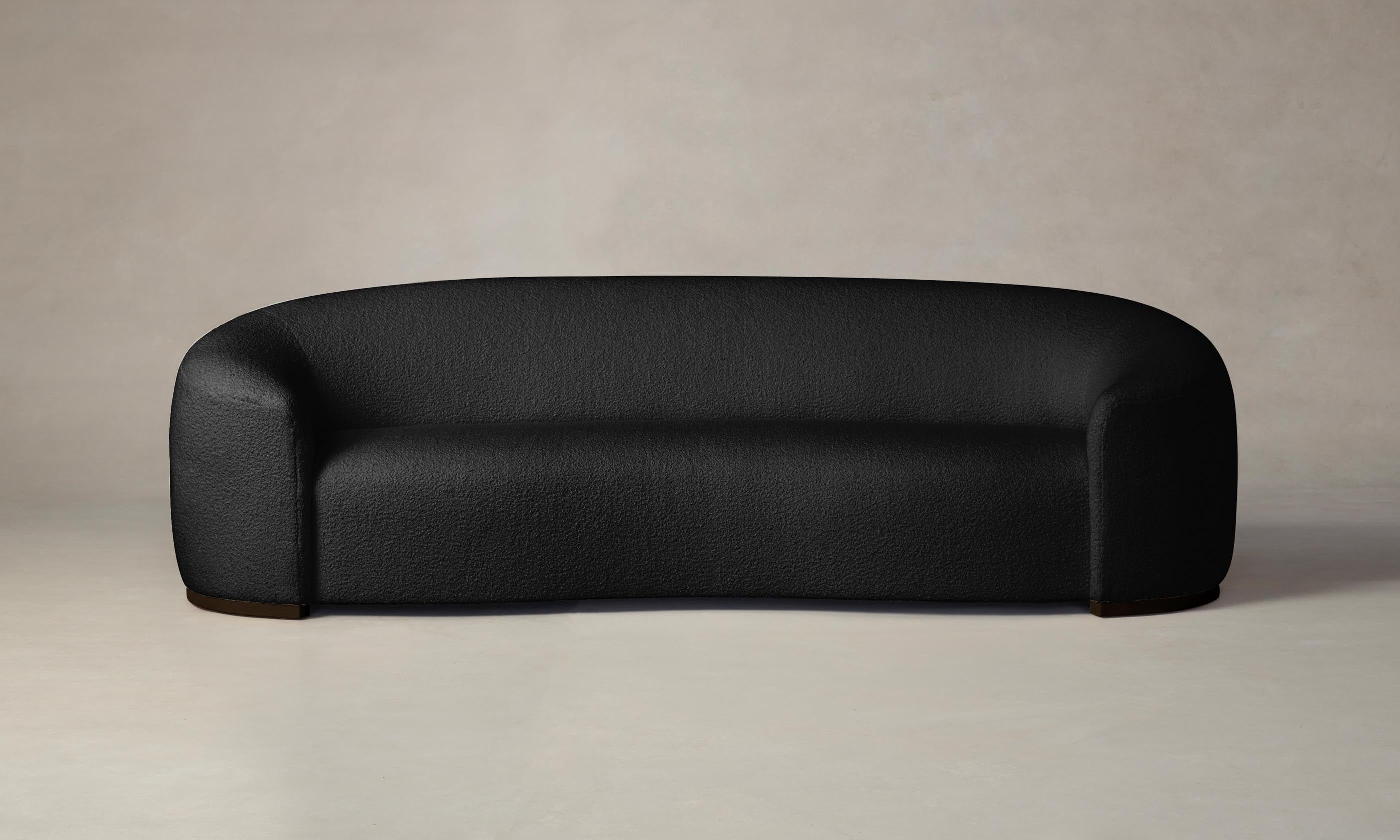 Luxury Chelsea Sofa with Italian Bouclé Fabric - Storm Gray Modern Living Room Furniture for Small Spaces & Apartments