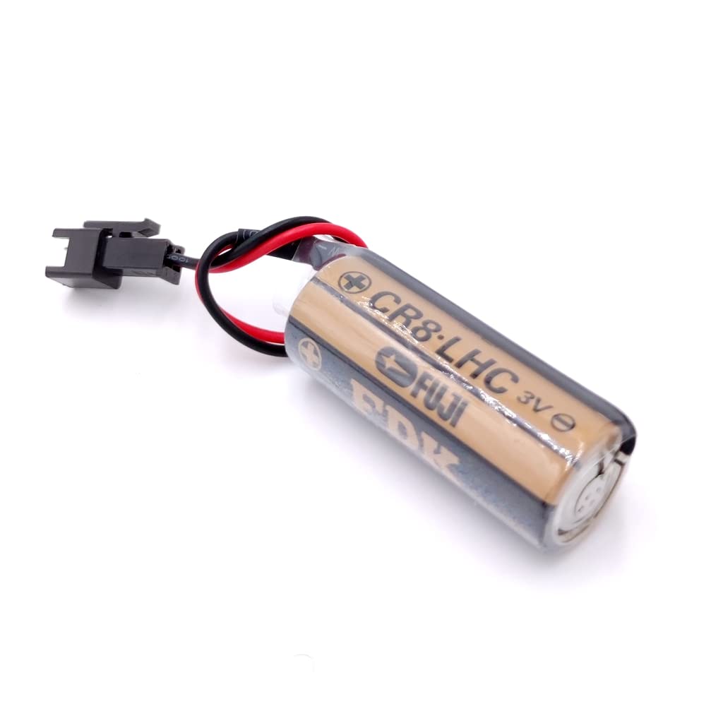 3 Pack CR8.LHC 17430 Lithium Batteries - Replacement for Fuji FDK, Toto TH559EDV410R & THP3053 - Compatible with Eco EFVS, Toto Flush Valves & Faucets - Long-Lasting Backup Power for Smart Toilets & Touchless Faucets