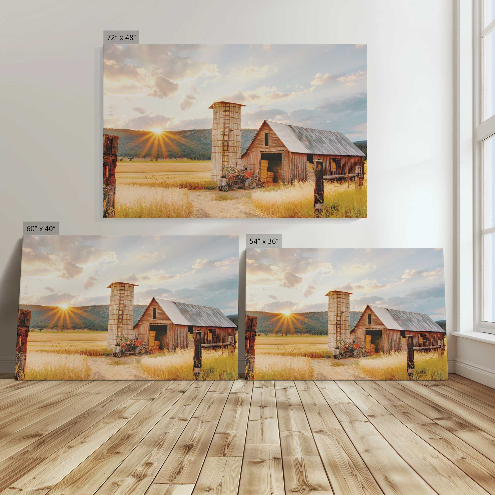 Golden Harvest Large Canvas Print - High-Quality Wall Art for Living Room, Bedroom & Office Decor | Perfect for Home, Office & Gifts