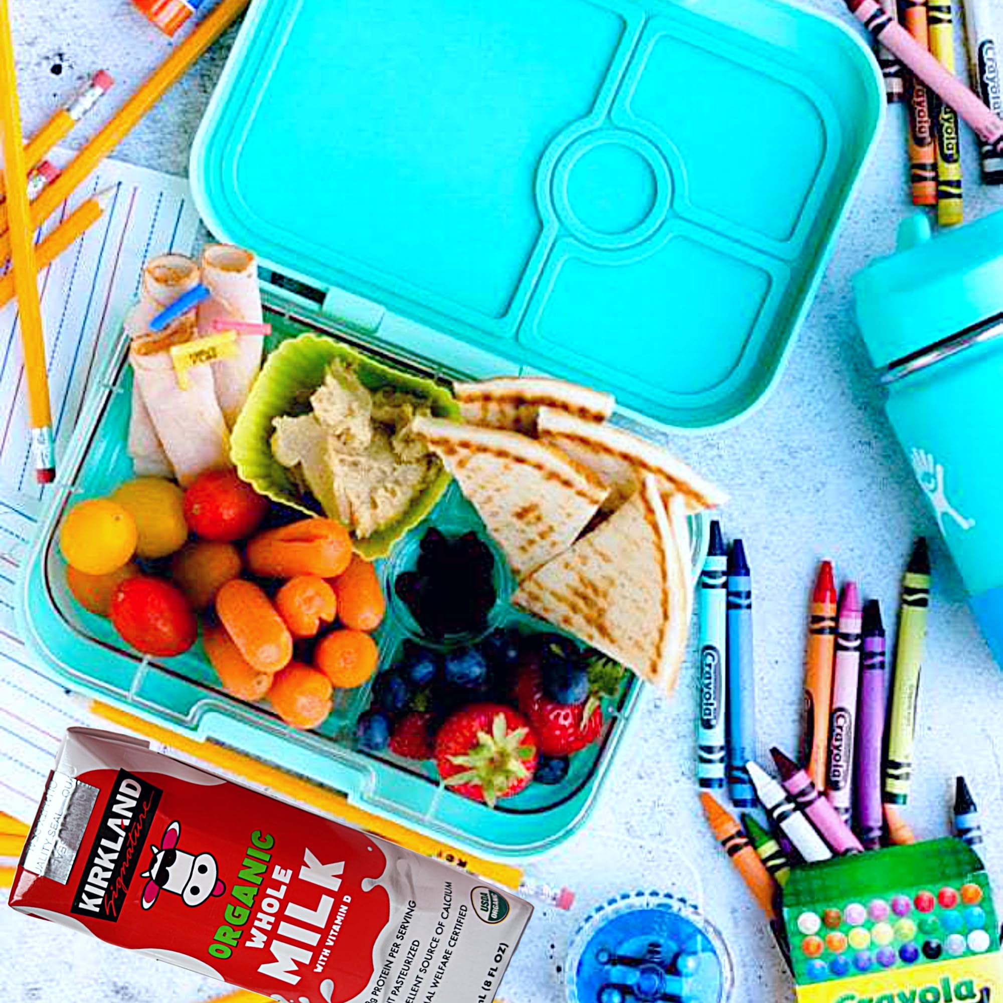 Organic Whole Milk from Grass-Fed Cows | Shelf-Stable Single-Serve Milk with Straws | 8.0 Fl oz (Pack of 18) | Perfect for School Lunches, Camping, Emergency Kits & On-the-Go Nutrition | Elegantly Packaged in BETRULIGHT Branded Box