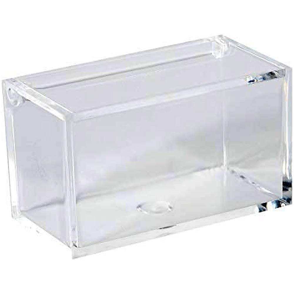 Hammont 36-Pack Clear Acrylic Storage Boxes - 6 Sizes (3.35