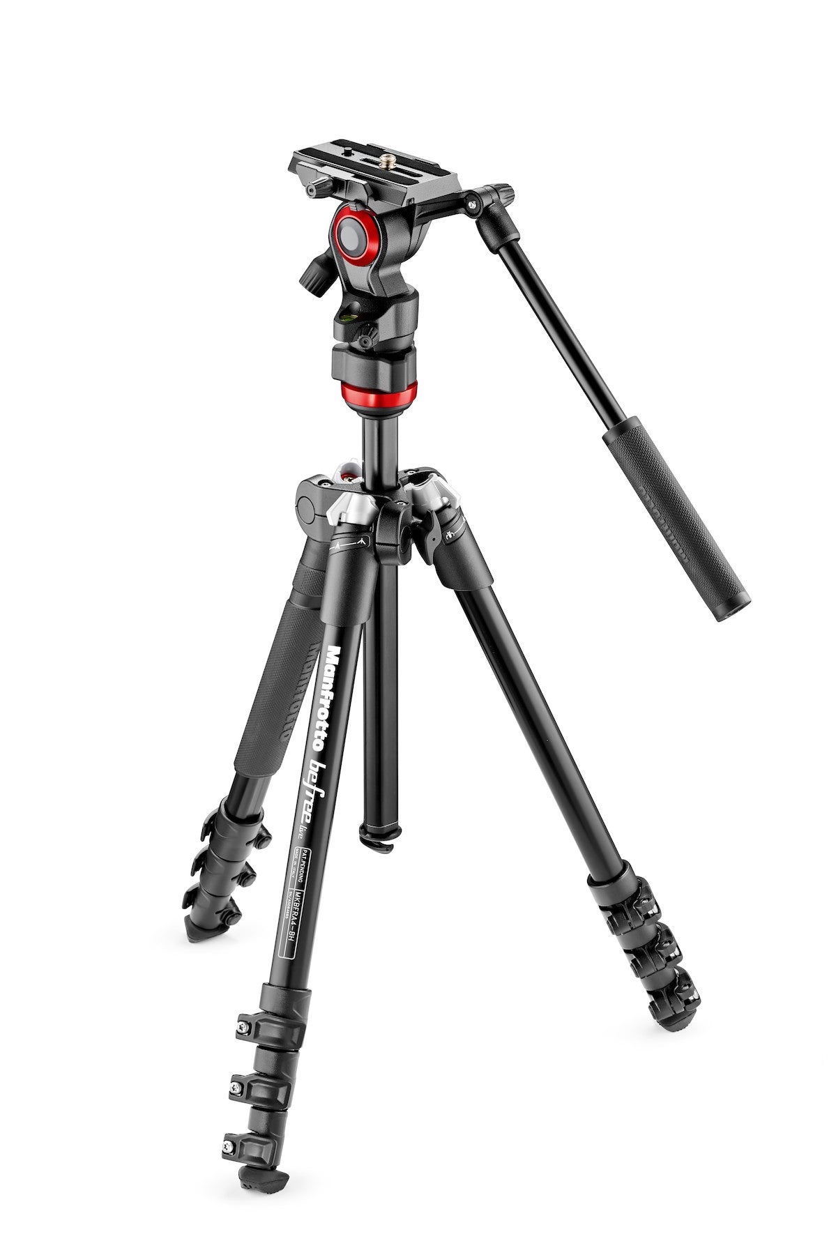 Manfrotto Befree Live Aluminum Video Tripod Kit with Twist Leg Locks - Professional Lightweight Tripod for DSLR Cameras, Perfect for Travel Vlogging, Live Streaming & Outdoor Photography