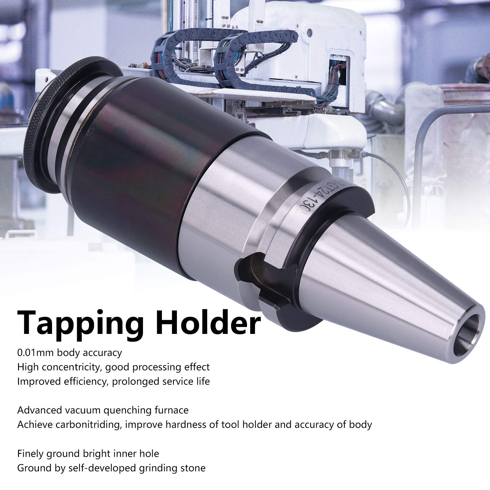 High-Speed Steel Telescopic Collet Chuck Holder - Durable & Efficient Tapping Tool for CNC Machines, Lathes, Milling - Perfect for Industrial Manufacturing & Metalworking
