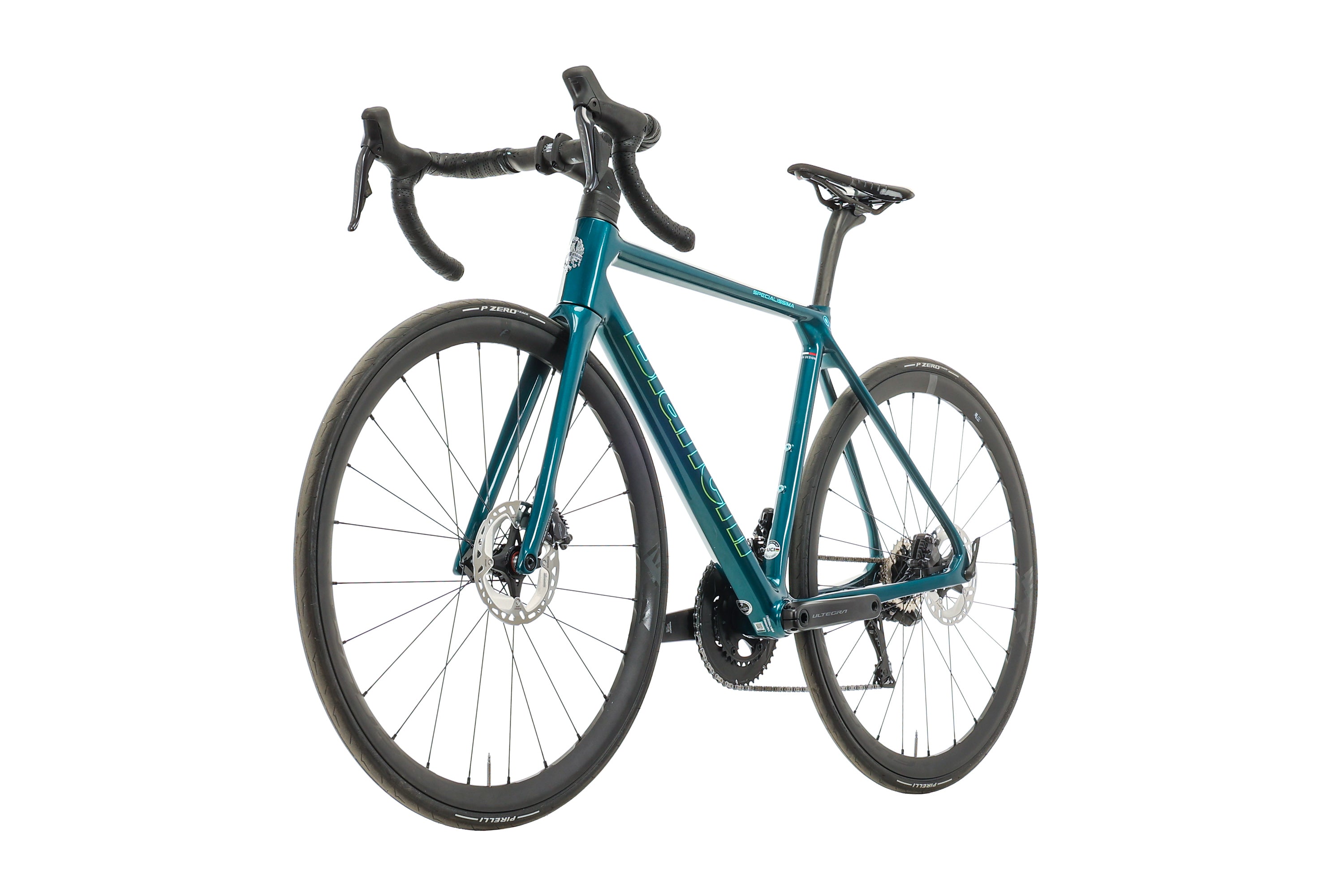 Bianchi Specialissima Ultegra Di2 Road Bike 2022 - 53cm Carbon Frame, Shimano Di2 Shifting | Perfect for Racing, Endurance & Long-Distance Cycling