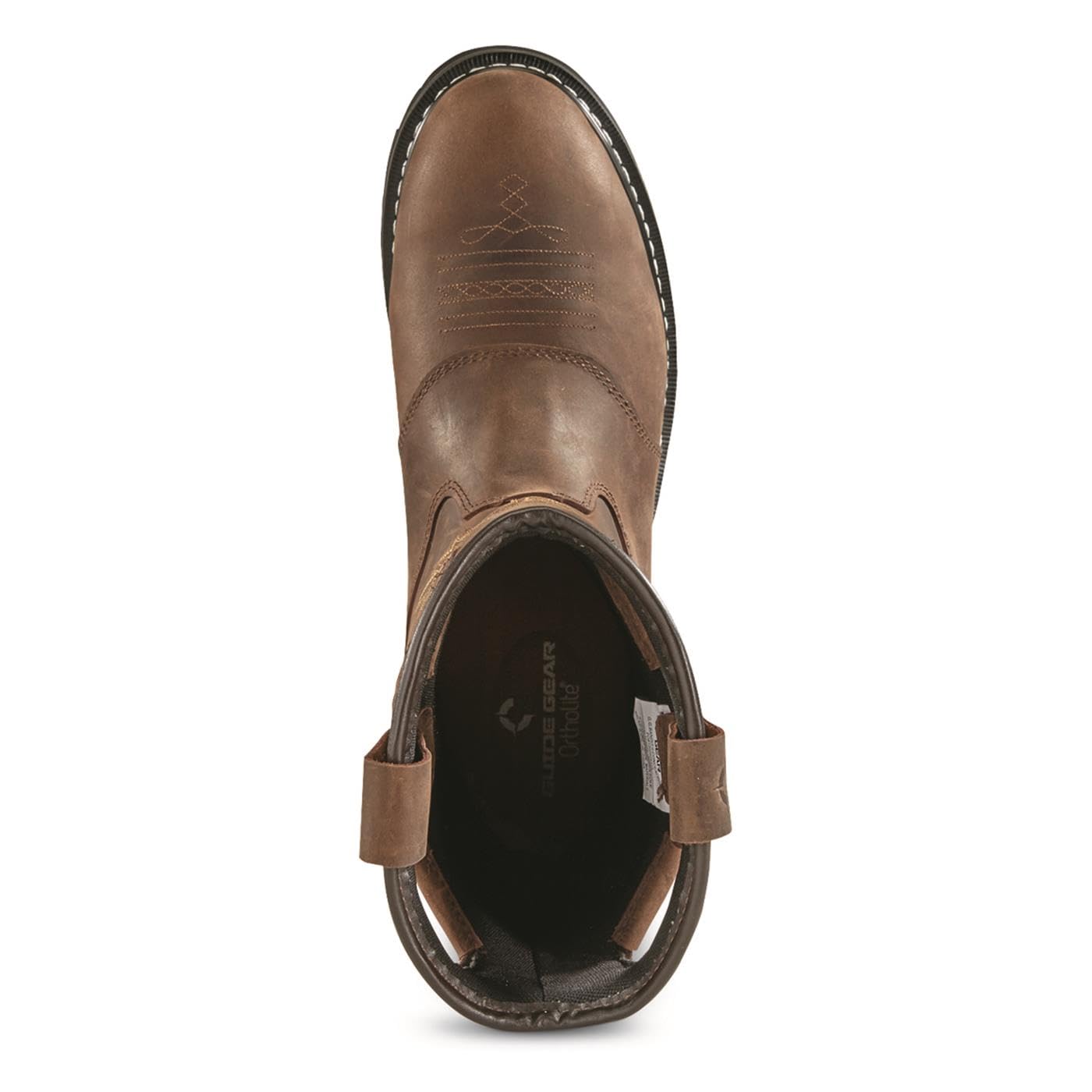Guide Gear Bandit II Men's Concealed Carry Western Cowboy Work Boots - Waterproof Leather Rodeo Shoes for Outdoor, Ranch & Casual Wear
