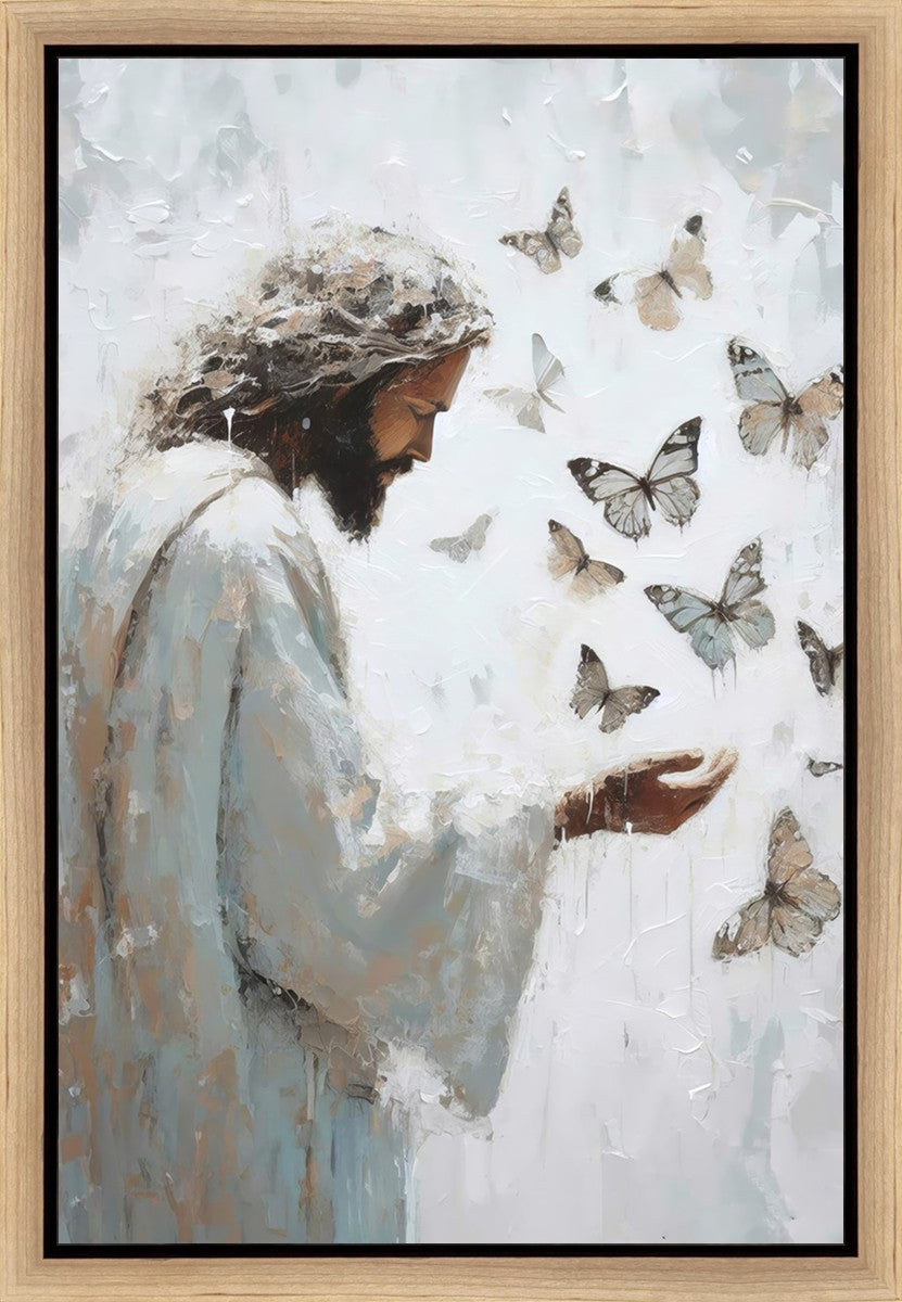 Elegant Butterfly Wings Gallery Wrap Canvas Art - Perfect for Home Decor, Living Room, Bedroom & Office Wall Art