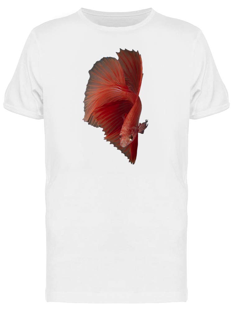 Siamese Fighting Fish Red Graphic T-Shirt for Men - Casual Wear, Street Style & Gifts for Fish Lovers