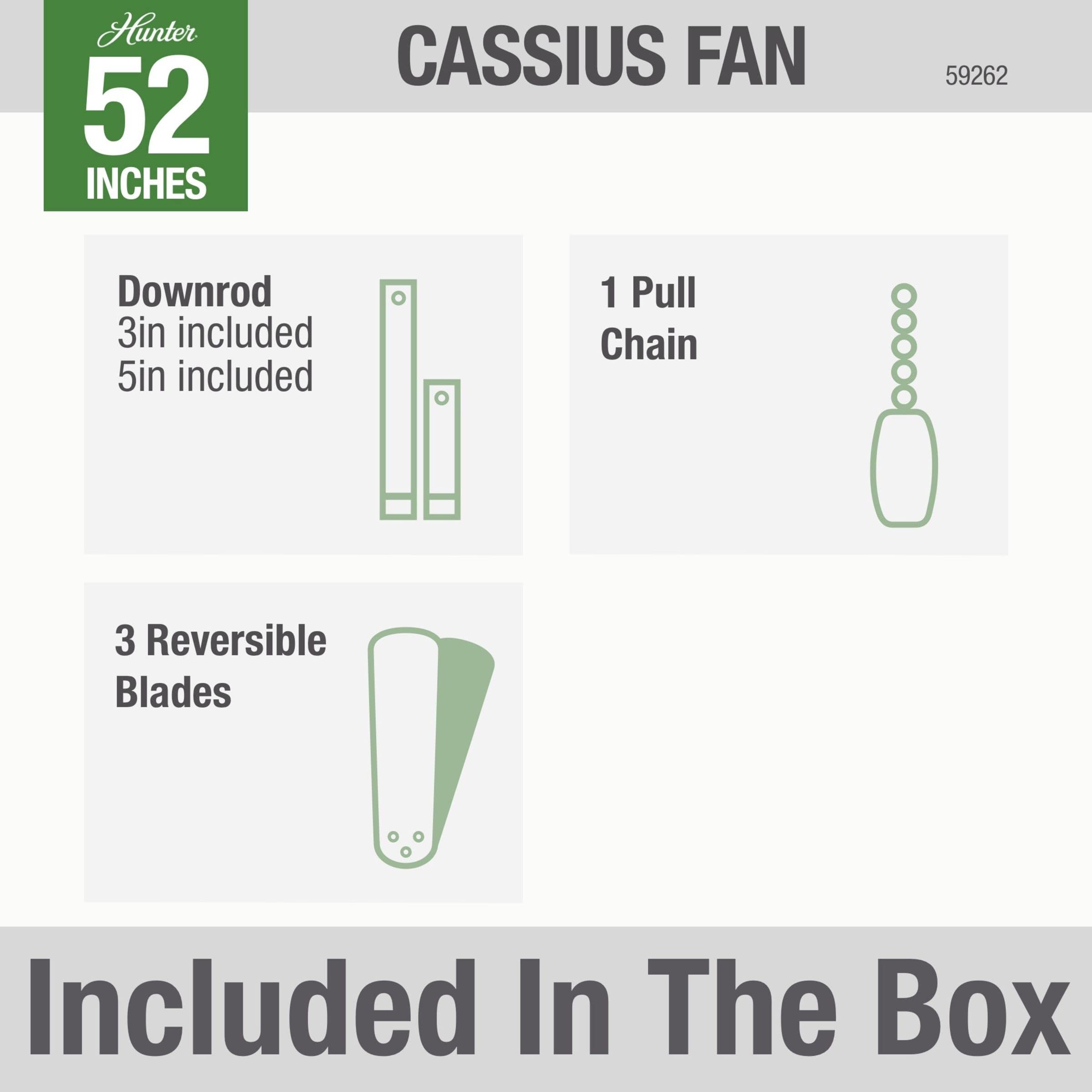 Hunter 59262 Cassius 52