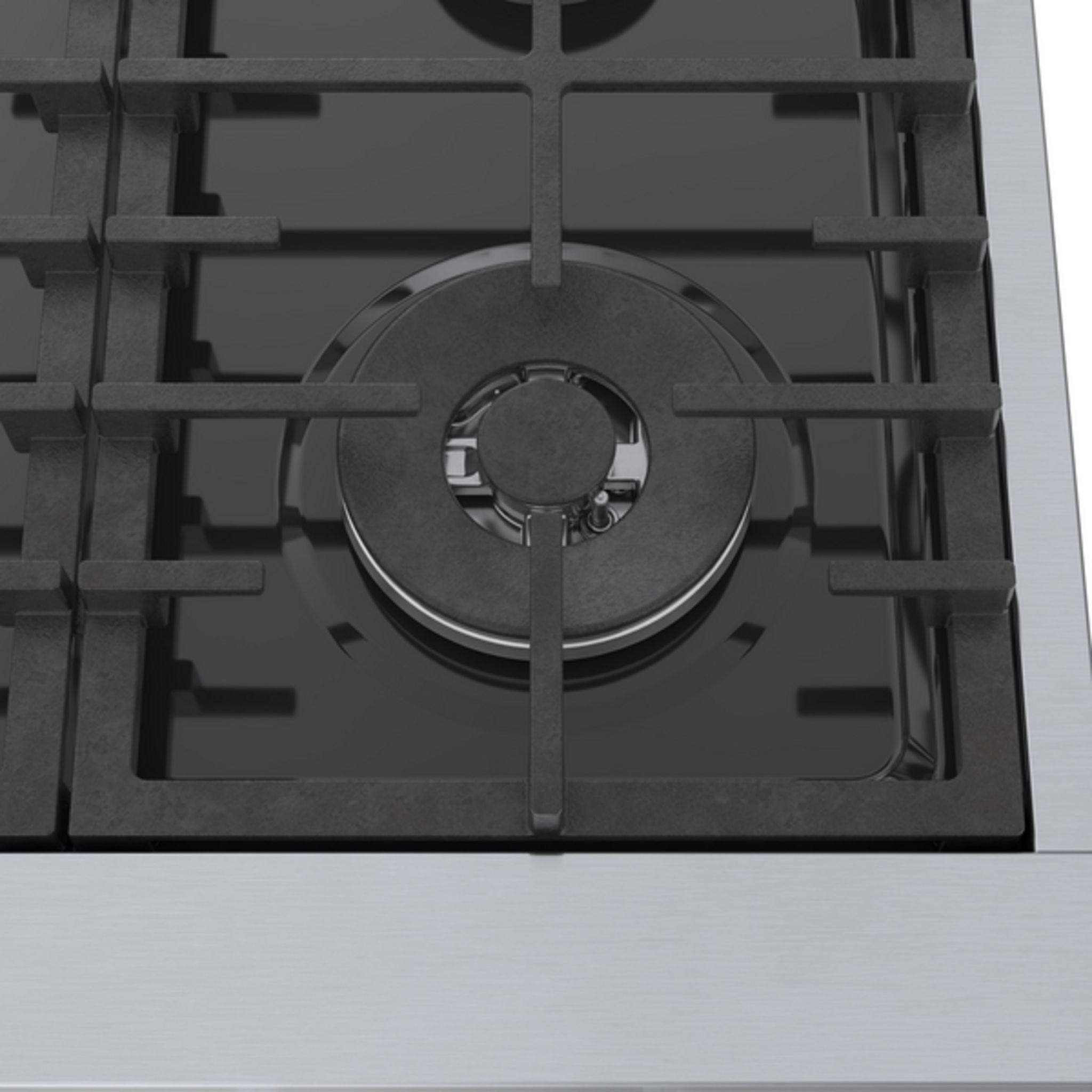 Bosch 36-Inch Gas Cooktop (RGM8658UC) - Stainless Steel Professional Range with 5 Sealed Burners - Perfect for Home Kitchen, Restaurant & Outdoor Cooking