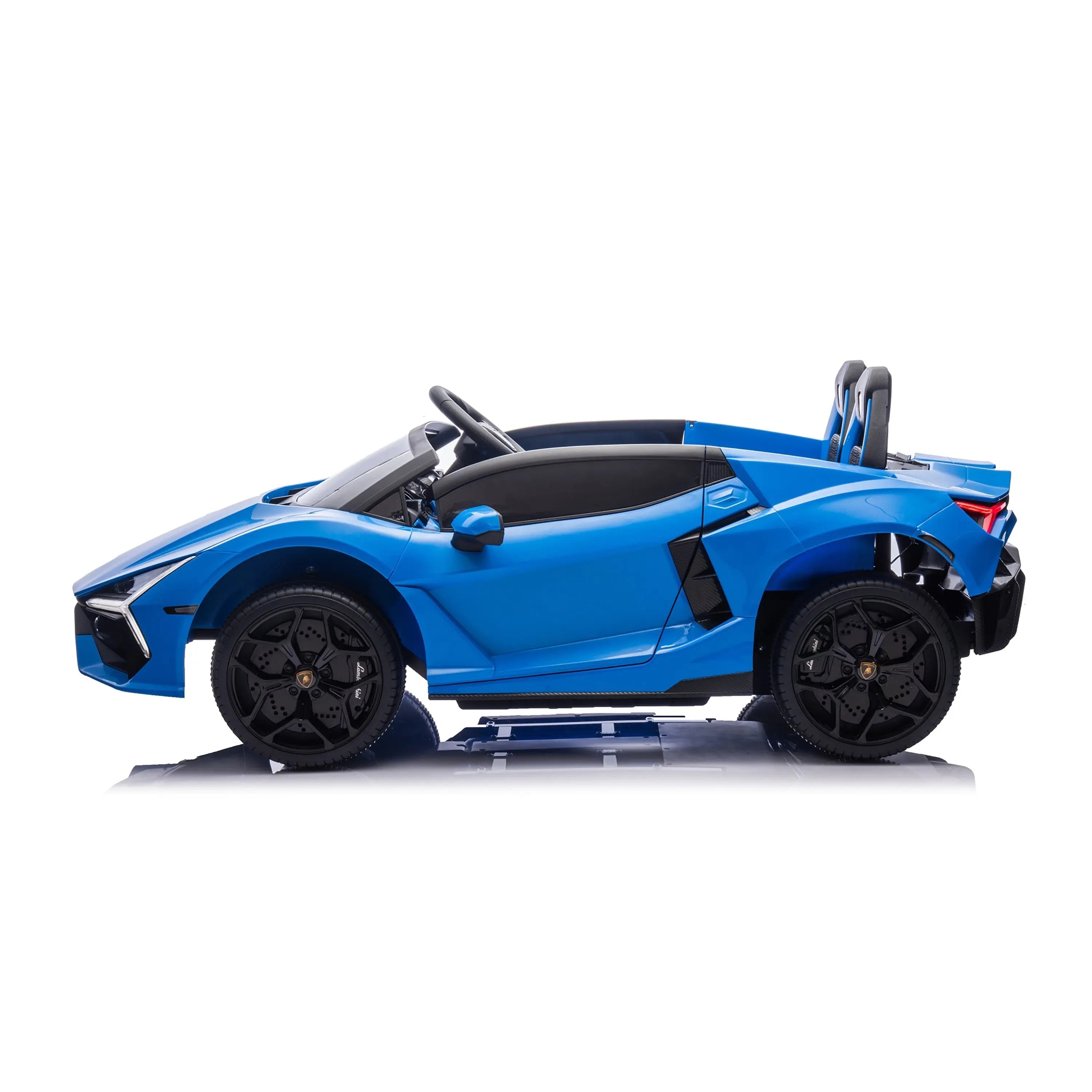 Lamborghini Revuelto 24V Kids Electric Ride-On Car - 12V Battery Powered Toy Vehicle for Children Ages 3-8 - Realistic Sports Car Design with LED Lights & Music - Perfect for Outdoor Play, Birthday Gifts & Pretend Driving Fun