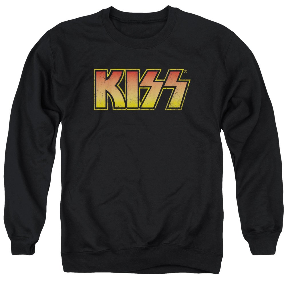 Kiss Classic Unisex Adult Crewneck Sweatshirt for Men & Women | Comfortable Cotton Pullover | Casual Wear, Street Style, Lounge Outfit