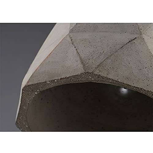 Modern LED Concrete Pendant Light - Industrial Style Hanging Lamp with Cement Shade for Kitchen Island, Dining Room, Bar & Living Room | Energy-Efficient Ceiling Fixture for Home & Commercial Spaces