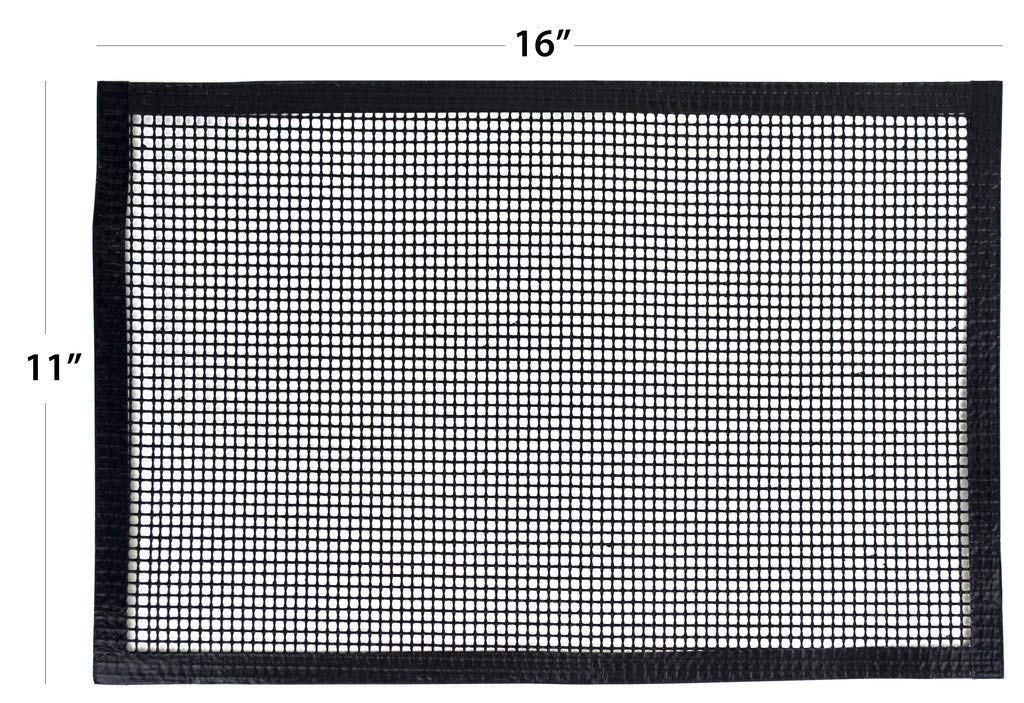 Premium BBQ Grill Mat - Non-Stick, Reusable & Heat-Resistant for Grilling, Baking & Roasting - Perfect for Backyard BBQs, Camping & Outdoor Cooking - The BBQ Butler Mesh Grill Mat (Single Unit)