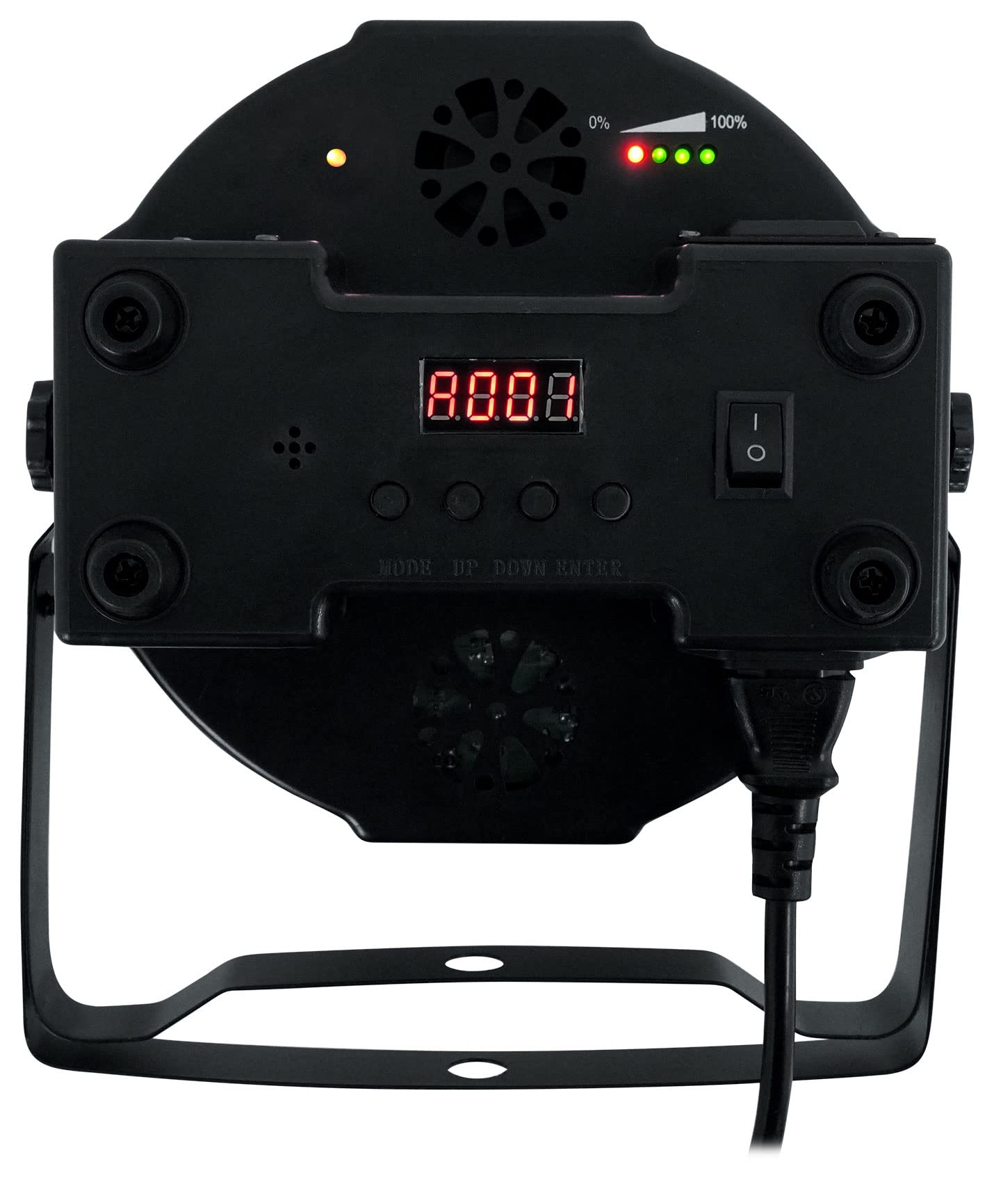 Rockville PAR 61 RGBWA+UV Rechargeable Battery DJ Wash Light with DMX & Remote Control - Perfect for Stage Lighting, Clubs, Weddings, and Live Events