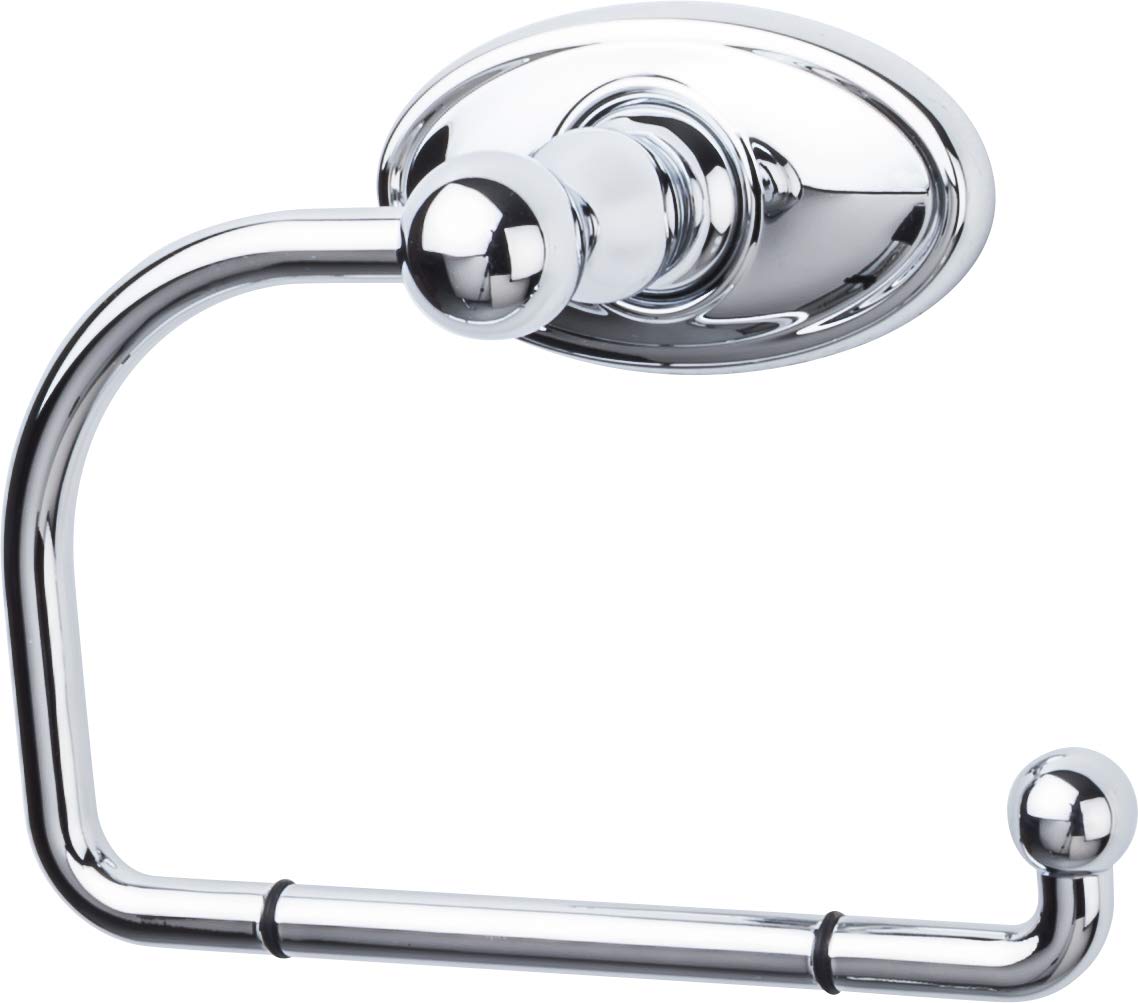 Edwardian Wall Mount Toilet Paper Holder - Polished Chrome Finish | Vintage Bathroom Accessory for Classic & Modern Homes