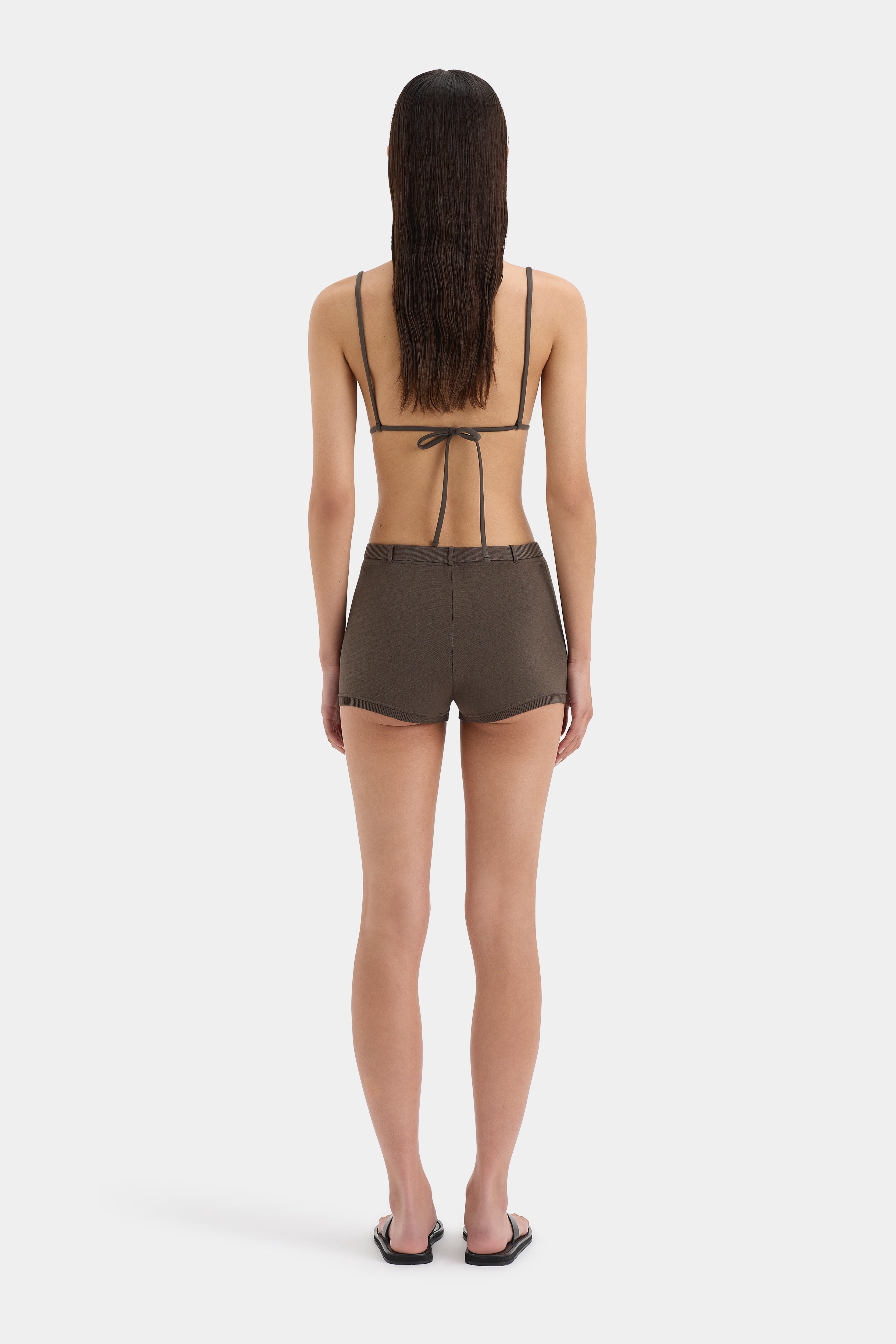 Zinnia Belted Shorts for Women - High Waist Stretch Denim Shorts with Adjustable Belt | Perfect for Summer, Casual Outfits & Beach Vacations