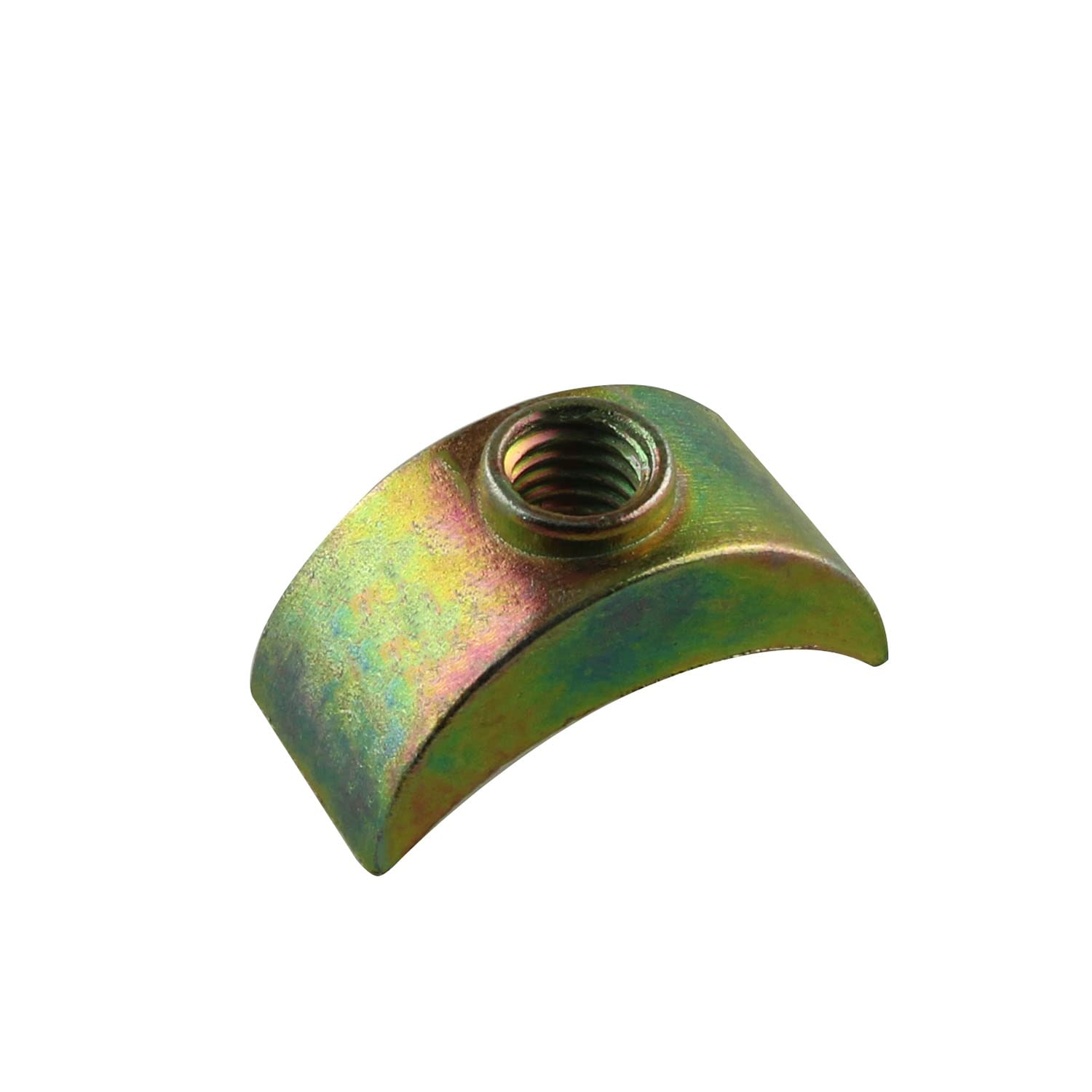 12pcs 24mm M6 Half Moon Nuts Washer Spacers - Durable Furniture Hardware Accessories for Bed Frame, Cabinet & DIY Projects - JCBIZ Brand