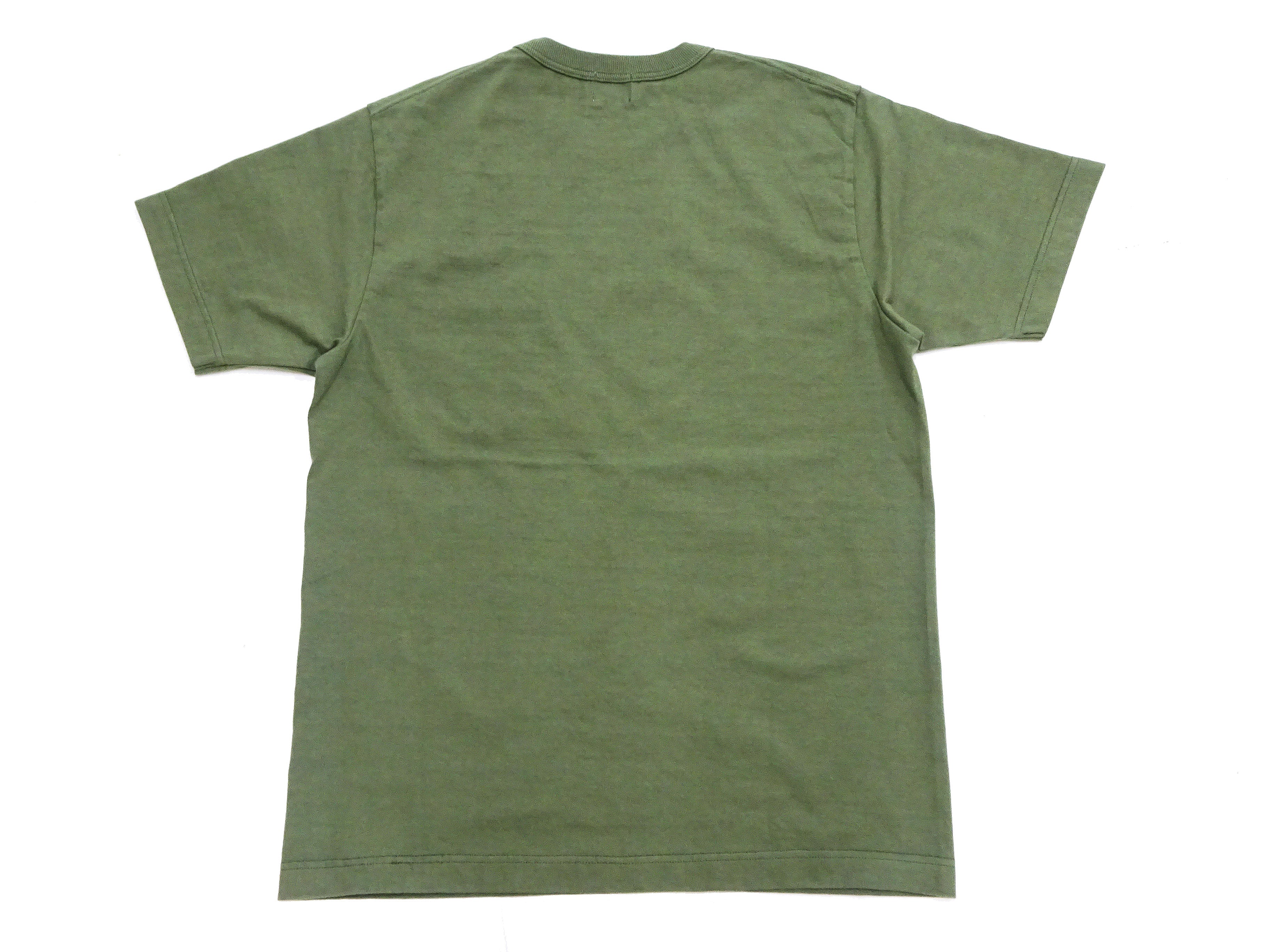 Whitesville Men's Plain Pocket T-Shirt | Short Sleeve Crewneck Loopwheel Tee | One Wash Cotton | WV78932 by Toyo Enterprises | Olive Green | Casual Wear & Everyday Outfit Essential