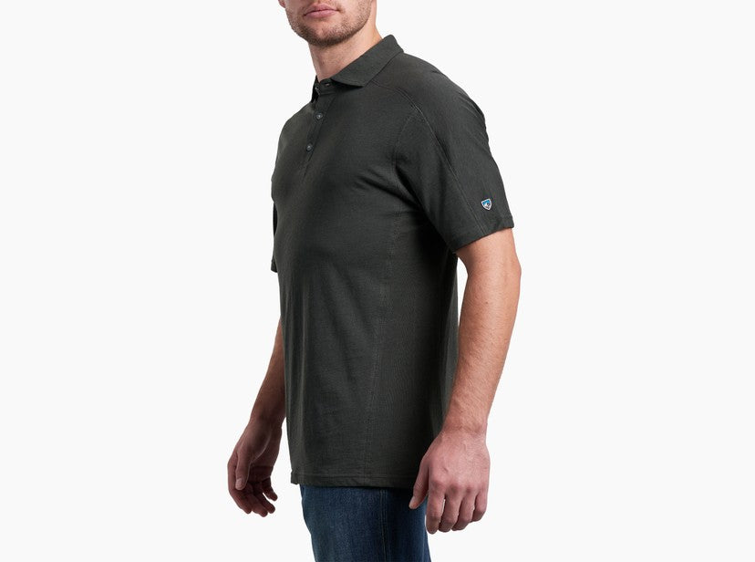KUHL Men's Brazen KUHLDRY Short Sleeve Polo Shirt - Moisture Wicking & Breathable Performance Top for Golf, Hiking & Outdoor Activities
