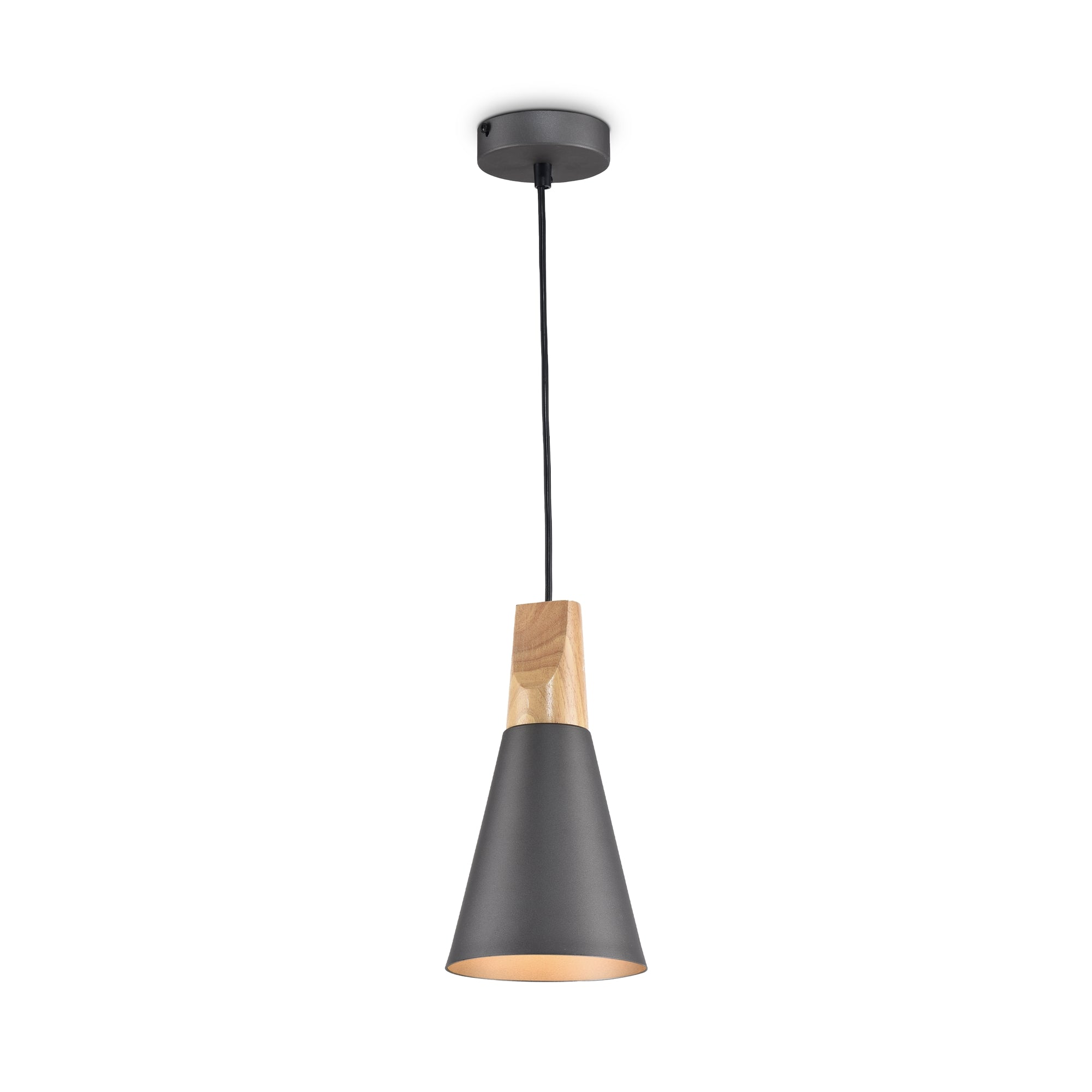 Bicones Pendant Light Fixture - Modern Glass Ceiling Lamp in Multiple Colors & Sizes (6/8/10 Inch) - Perfect for Kitchen Island, Dining Room, Bedroom Lighting
