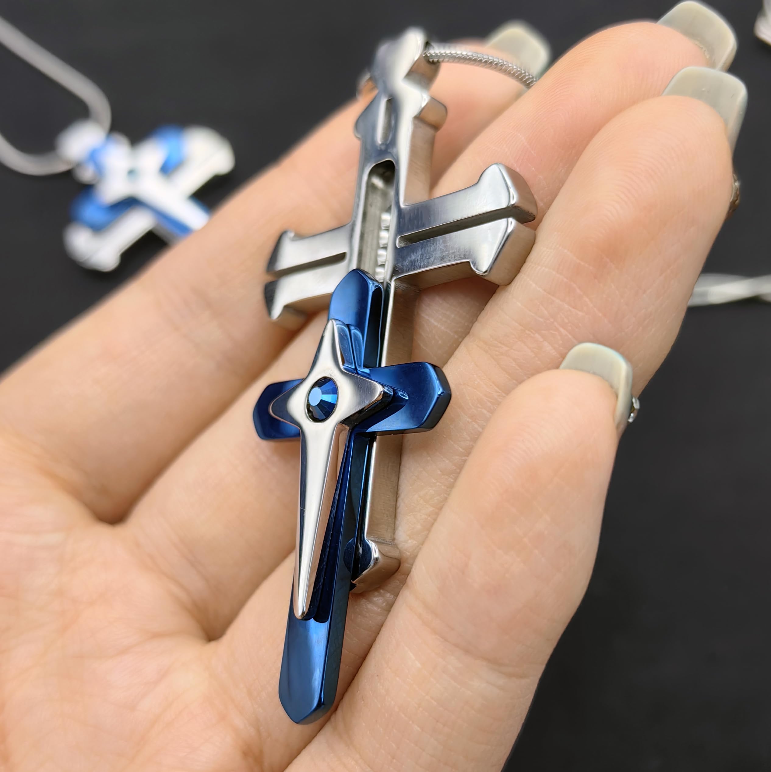 Stress Relief Fidget Necklace - ADHD Anxiety Toy for Adults - Office & Travel Use