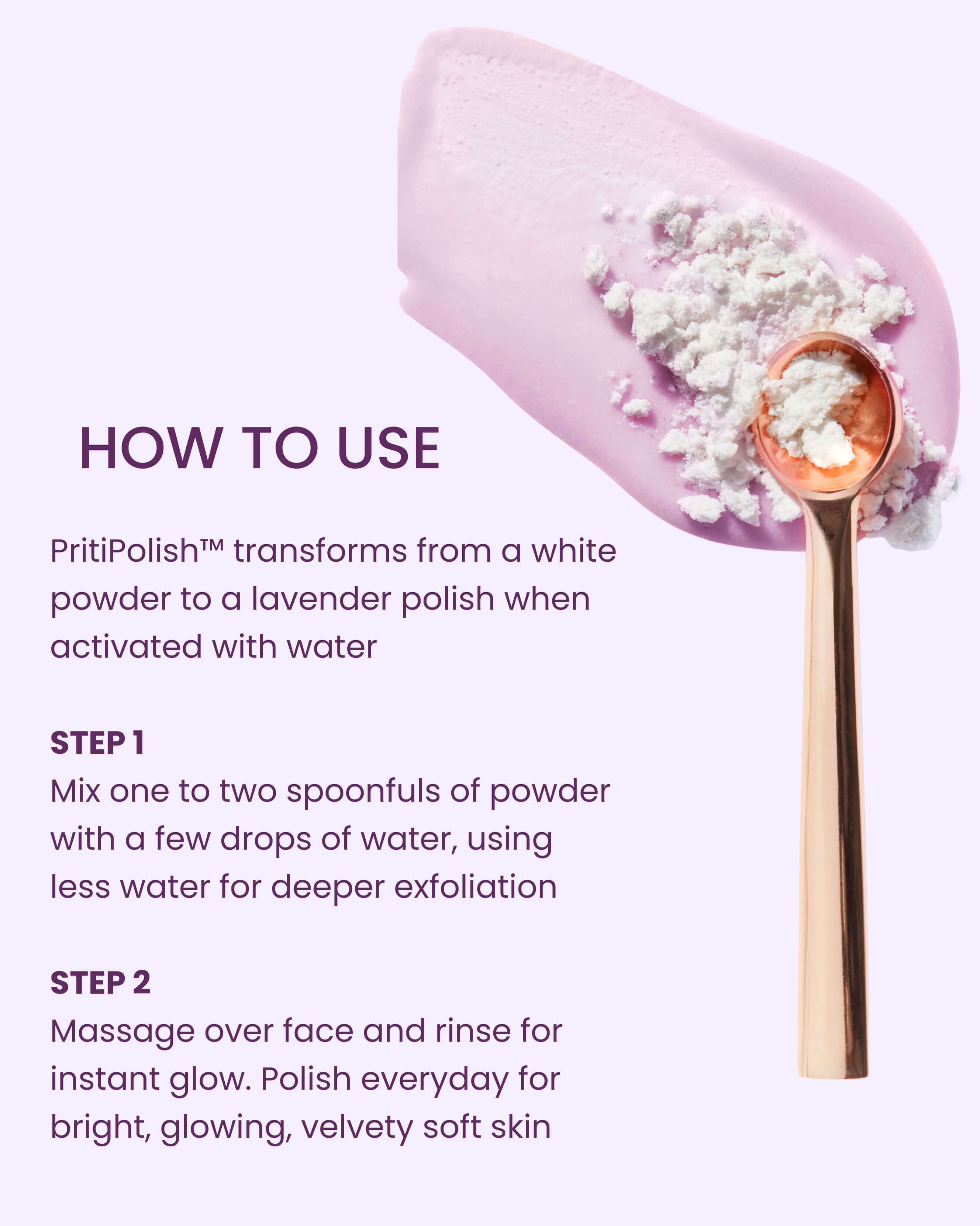 PritiPolish Instant Glow Exfoliator - Gentle Face Scrub for Brightening & Smoothing Skin | Perfect for Daily Skincare Routine & Pre-Makeup Prep