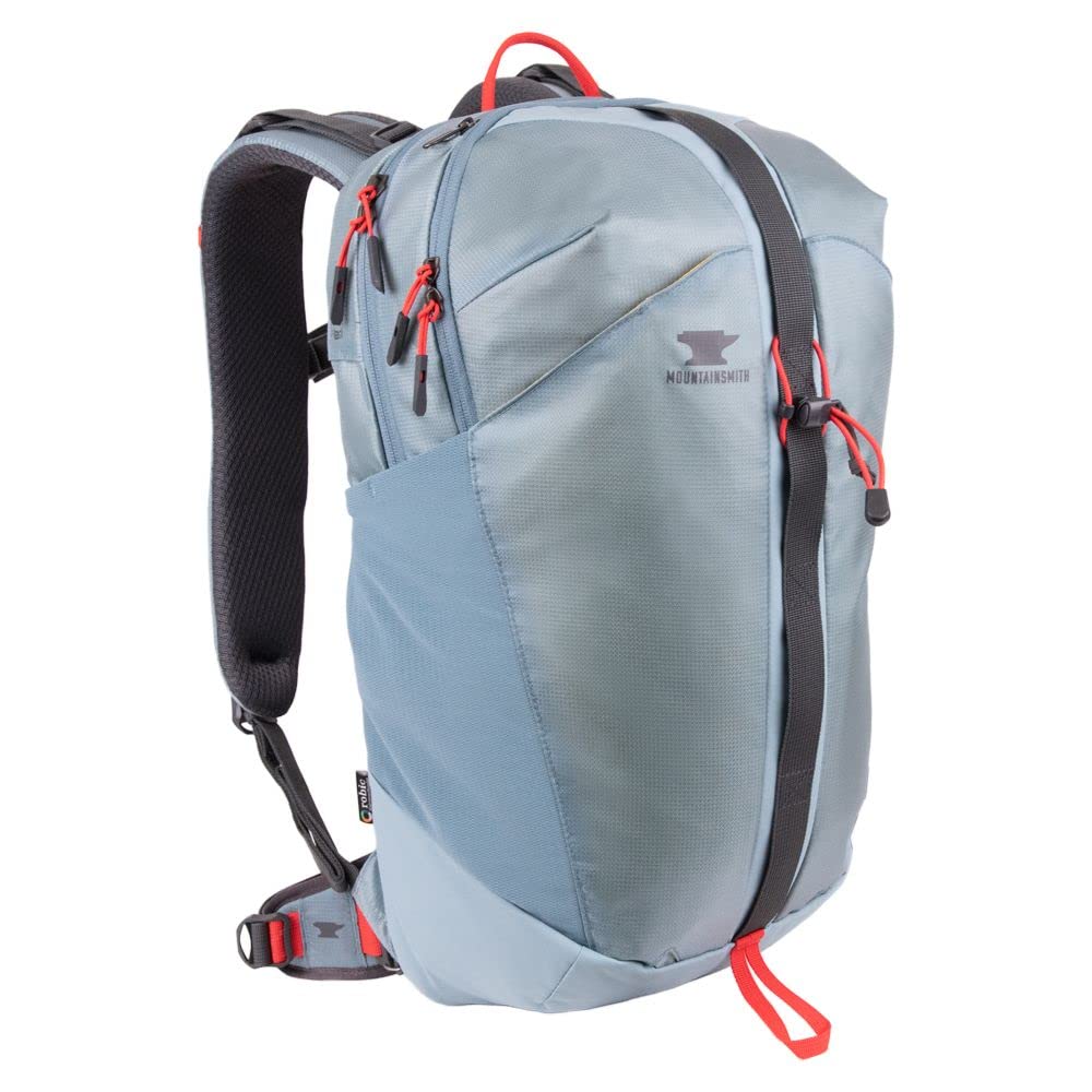 Mountainsmith Apex 25 Backpack - 25L Hiking Daypack for Men & Women, Lightweight Durable Outdoor Backpack with Multiple Pockets, Smoke Blue - Perfect for Hiking, Camping & Travel Adventures