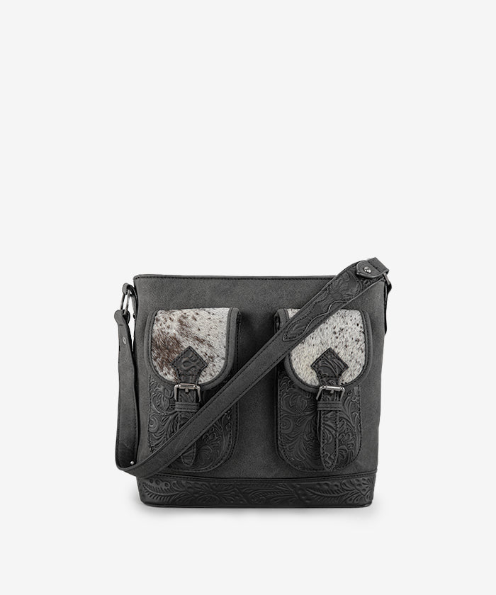 Trinity Ranch Genuine Hair-On Cowhide Concealed Carry Shoulder Holster Bag - Perfect for Outdoor Adventures, Hunting & Everyday Carry