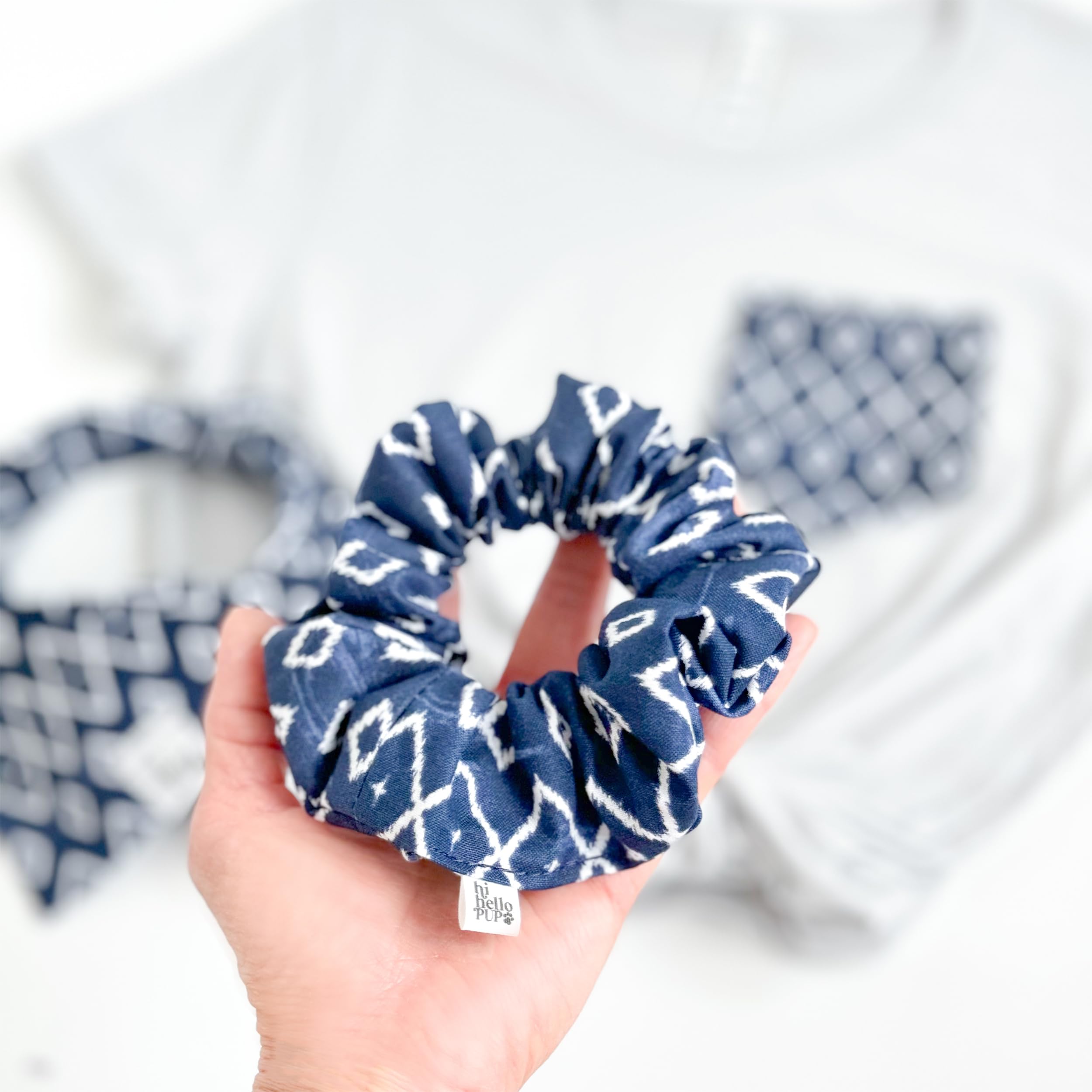 Boho Matching Outfits for Dogs and Owners - XL Tie-On Dog Bandana & Medium Human Shirt - Perfect for Pet Lovers, Photo Shoots, and Outdoor Adventures