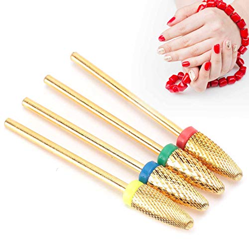 Professional Nail Drill Bits & Pedicure Polishing Heads - Tungsten Alloy Manicure Accessories for Nail Polish Removal & Sanding | Perfect for Salon, Home Nail Care & DIY Manicure Kits