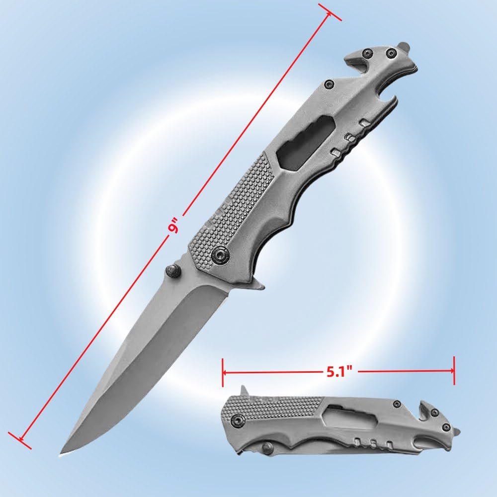 Aboda Pocket Fishing Tool Kit - Knife, Pliers & Accessories for Anglers - Perfect Fishing Gifts for Men
