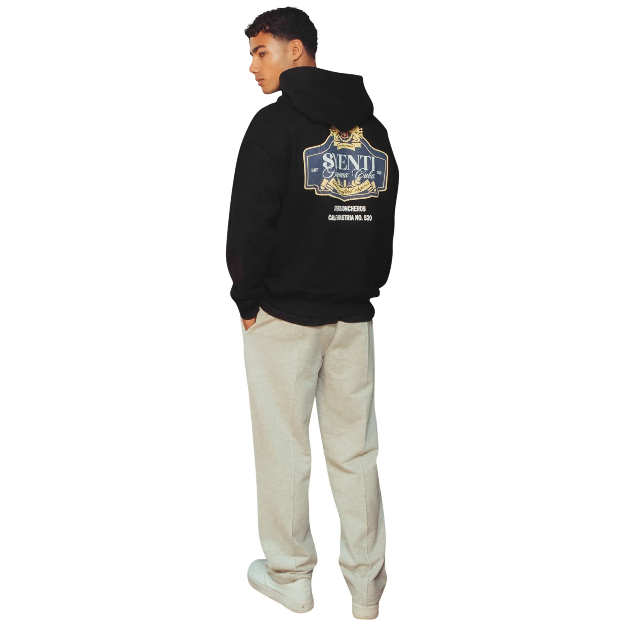 Syenti Boncheros Black Hoodie for Men & Women - Stylish & Comfortable Pullover Hooded Sweatshirt - Perfect for Casual Wear, Gym, and Outdoor Activities