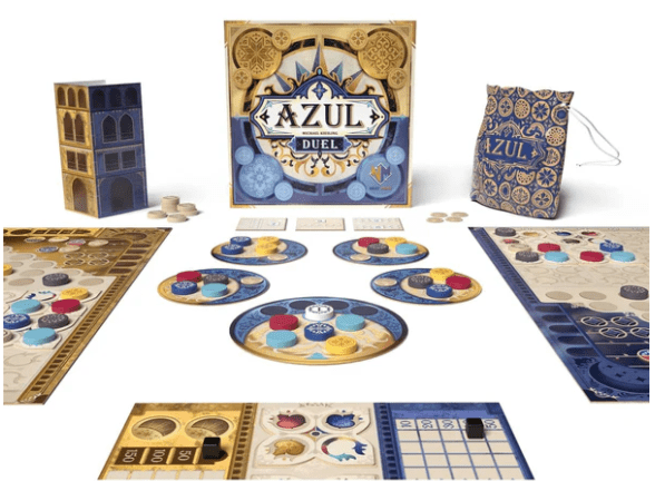 Azul Duel Board Game - Award-Winning Strategy Game for 2 Players | Perfect for Family Game Nights & Friendly Competitions