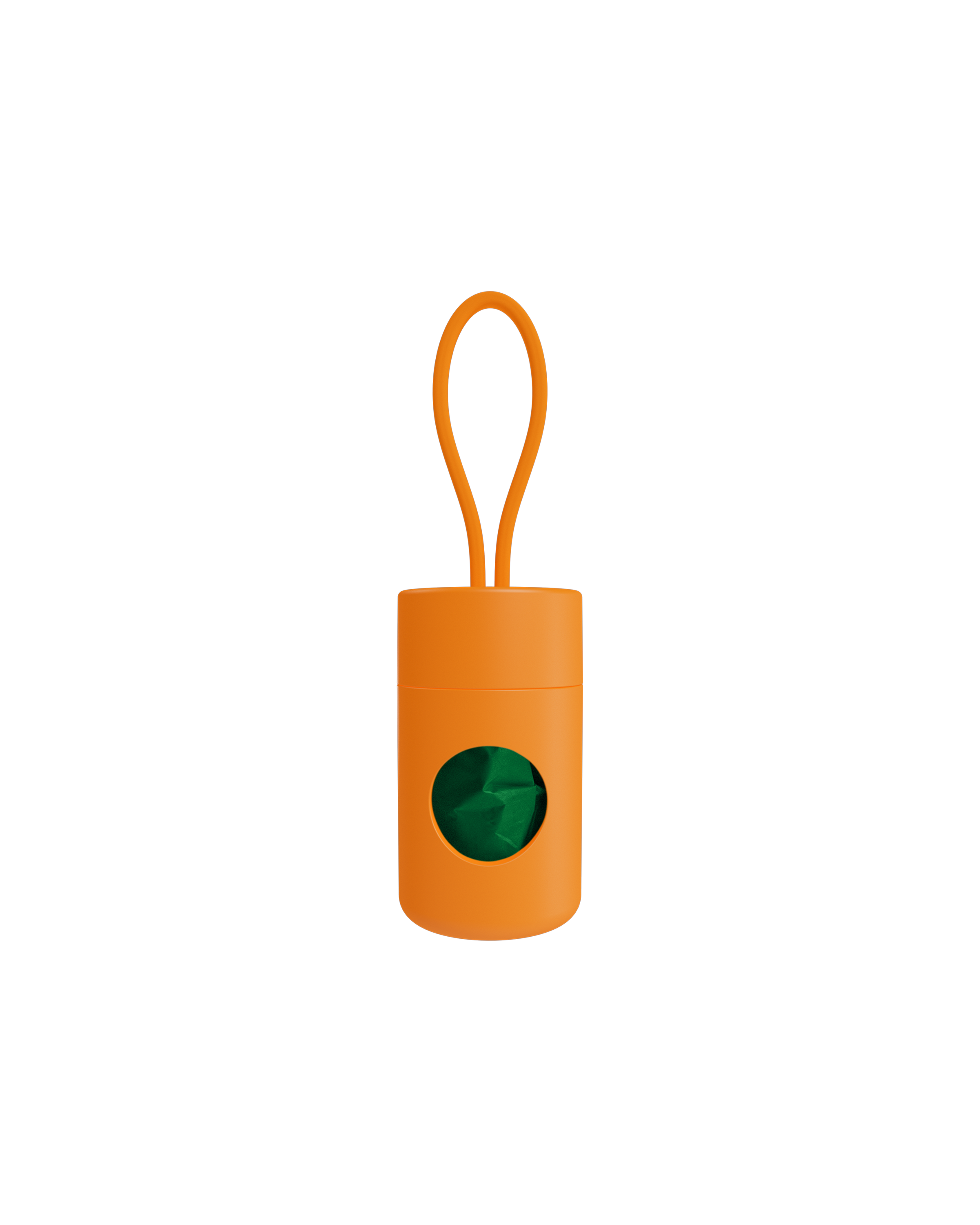 Biodegradable Dog Poop Bag Holder with Clip - Leash Attachment for Easy Waste Cleanup During Walks, Hiking, and Travel