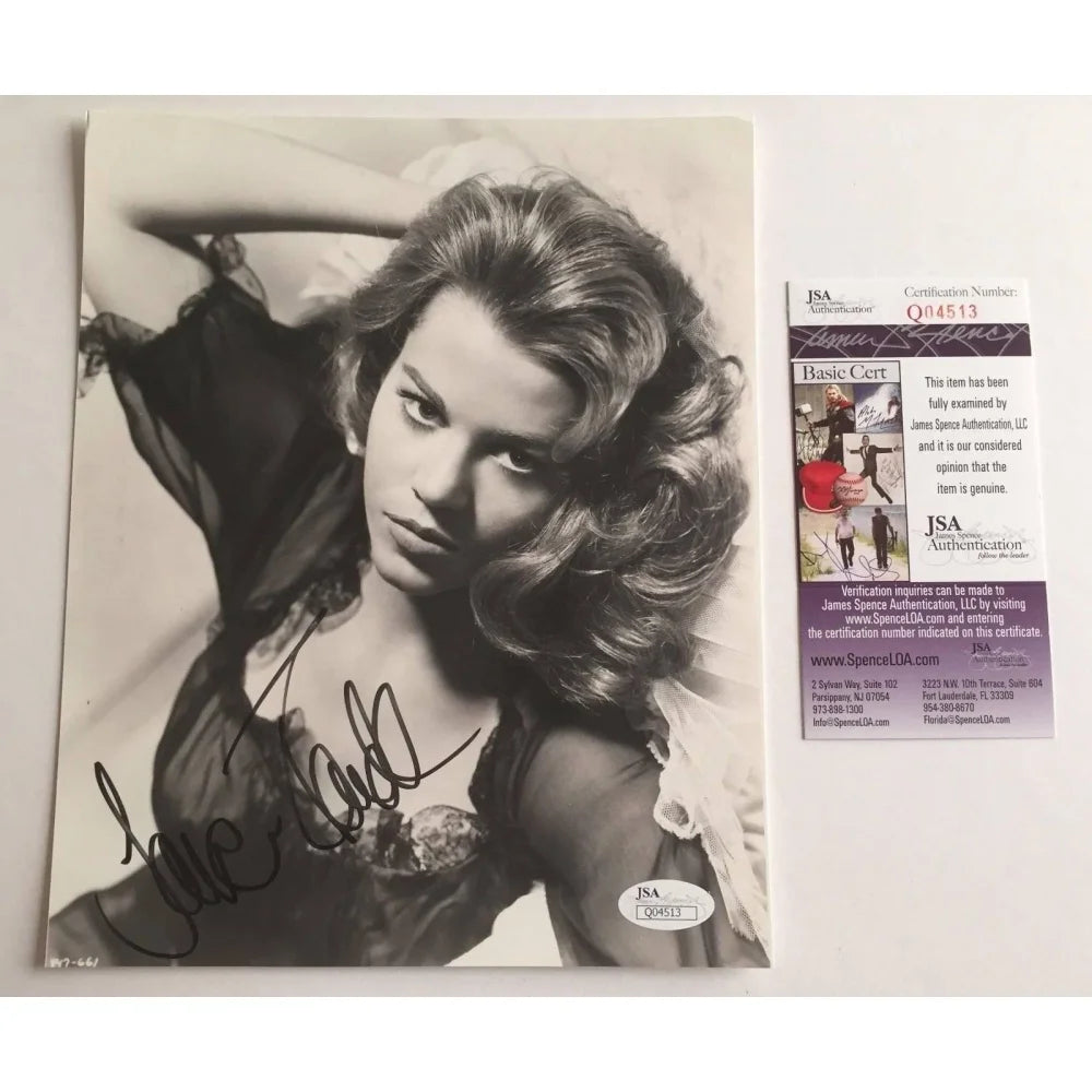 Authentic Jane Fonda Signed 8x10 Photo with JSA COA - Rare Autograph Collectible for Movie Memorabilia & Fan Display