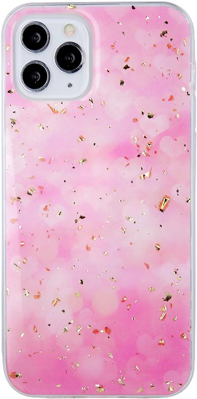 Apple iPhone 13 Glitter Case - Gold & Pink Sparkle Protective Cover | Slim Fit, Shockproof Design for Everyday Use, Parties & Special Occasions