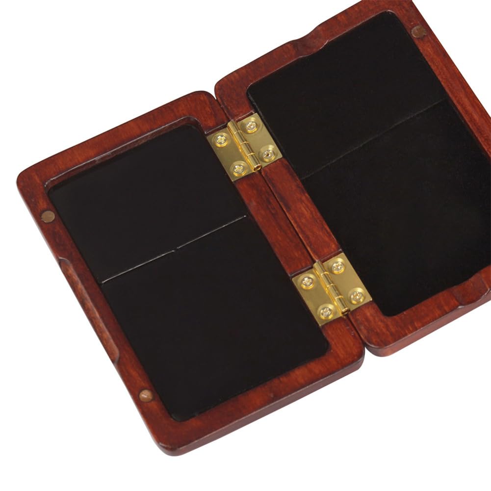 Premium Wooden Saxophone Reed Case for Alto & Tenor Sax - Holds 2 Reeds - Durable Clarinet Reed Storage Box - Perfect for Musicians, Students & Professionals - Ideal for Practice, Performances & Travel