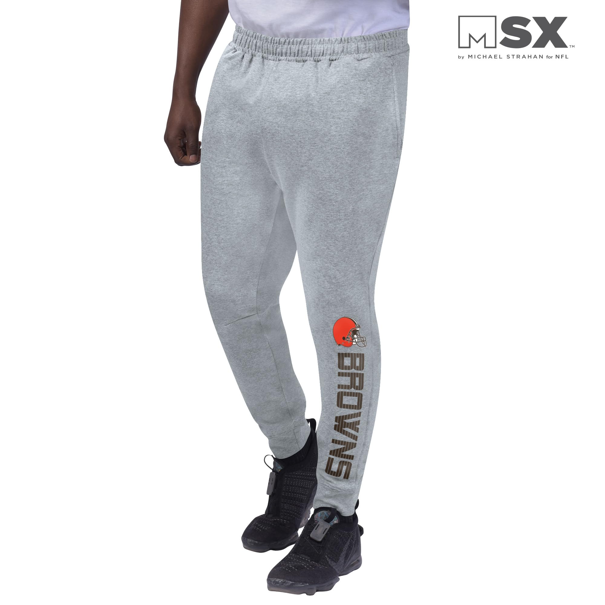 Michael Strahan MSX Men's Heathered Gray Green Bay Packers Jogger Pants - Comfortable NFL Team Apparel for Game Day & Casual Wear