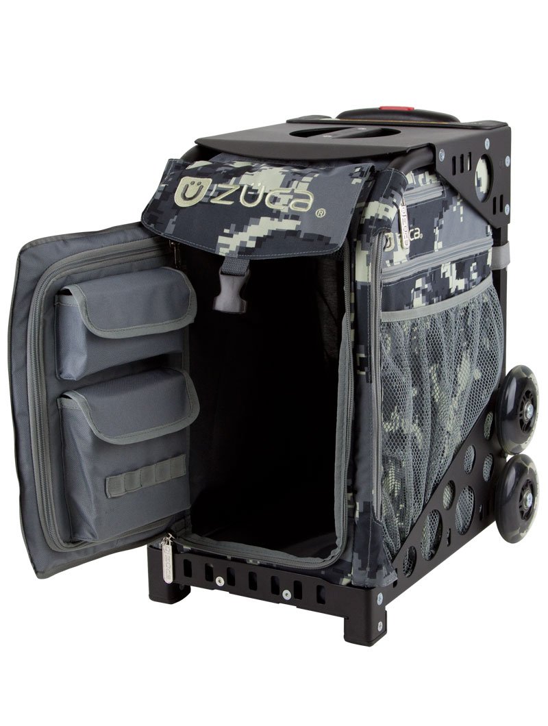 **ZUCA Anaconda Sport Insert Bag with Black Frame – Non-Flashing Wheels, 5 Packing Pouches & Toiletry Bag Bundle – Perfect for Travel, Gym & Sports Gear Storage**